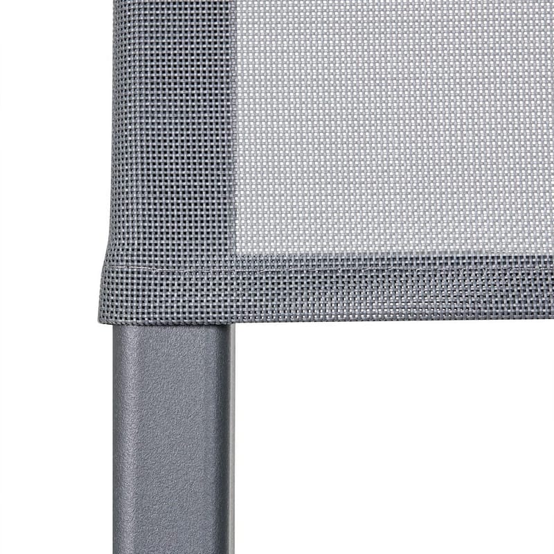 Trädgårdsstol Talca 4-pack - Grå - Utemöbler - Balkong - Balkongmöbler - Balkongstol