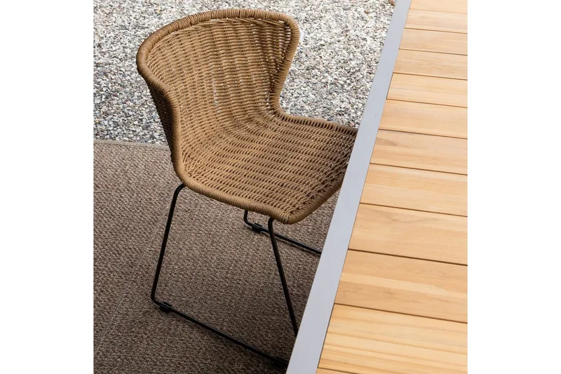 Trädgårdsstol Vingar Rep Set om 2 - Utemöbler - Balkong - Balkongmöbler - Balkongstol