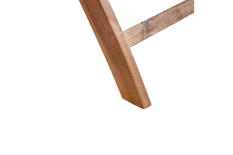 Trädgårdsstol Prossedi set om 2 Beige/ljust trä - Beige/ljust trä - Utemöbler - Balkong - Balkongmöbler - Balkongstol