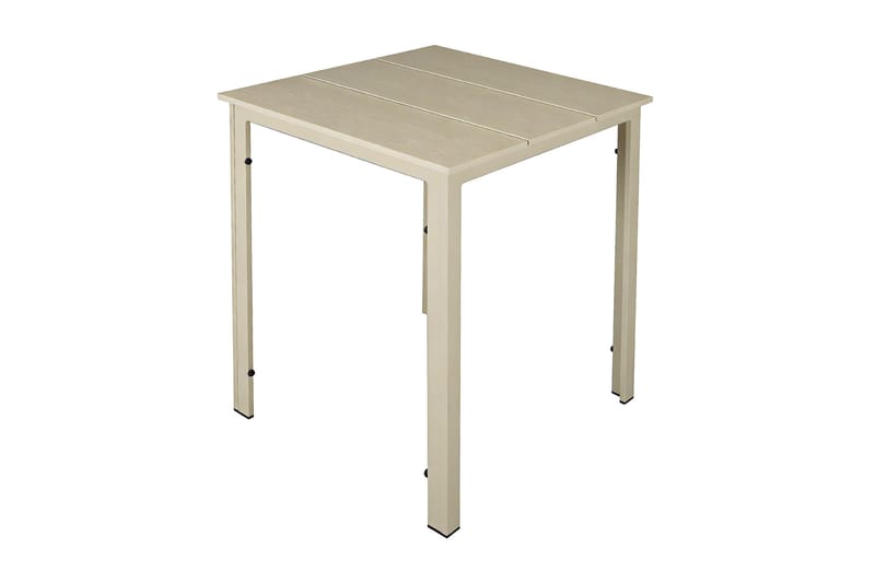 Tunis Cafebord utomhus 70x70 cm - Beige/Beige - Utemöbler - Balkong - Balkongmöbler - Balkongbord