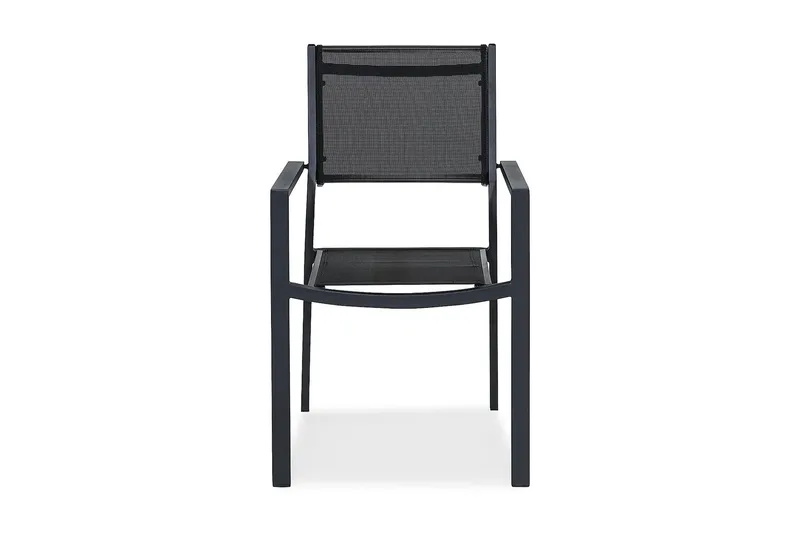 Tunis Stapelstol Utomhus - Svart - Utemöbler - Balkong - Balkongmöbler - Balkongstol