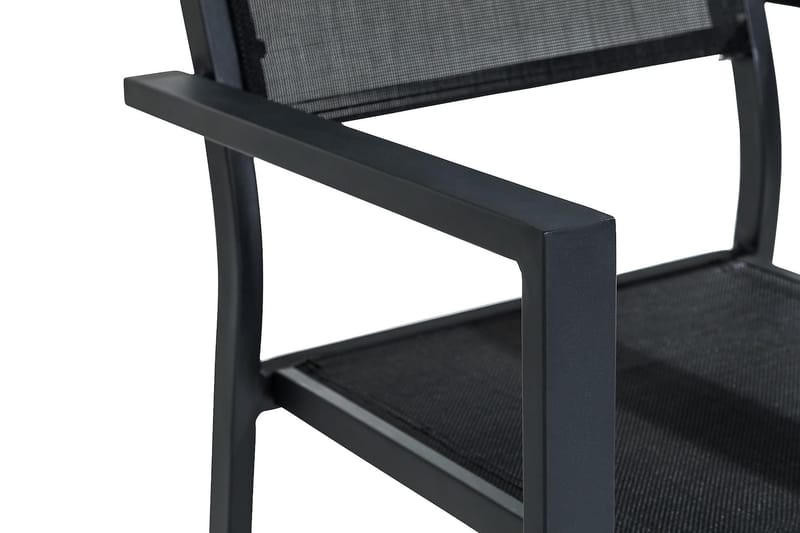 Tunis Stapelstol Utomhus - Svart - Utemöbler - Balkong - Balkongmöbler - Balkongstol