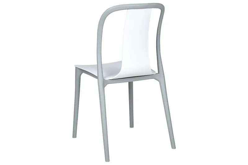 Ugento Matstol Utomhus - Vit/Grå - Utemöbler - Balkong - Balkongmöbler - Balkongstol