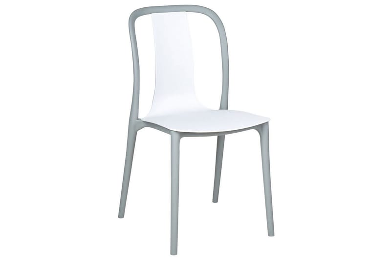 Ugento Matstol Utomhus, Vit/Grå