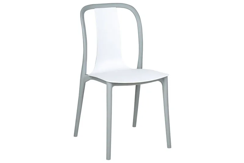 Ugento Matstol Utomhus, Vit/Grå