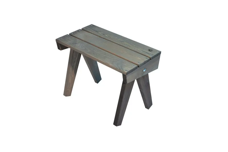 Utebord EcoFurn Granny Furu Oljad Grå, Grå