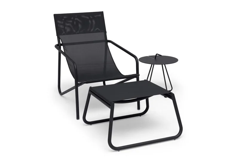 Utebord Hillerstorp Sandholma Ø44 cm Svart - Svart - Utemöbler - Balkong - Balkongmöbler - Balkongbord