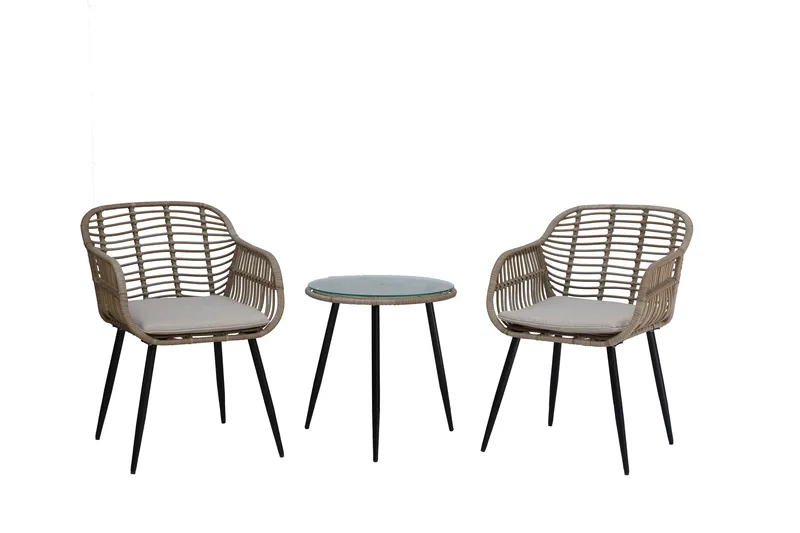 Utemöbelgrupp Juana balkong, Beige