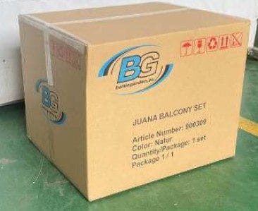 Utemöbelgrupp Juana balkong - Beige - Utemöbler - Balkong - Balkongmöbler - Balkonggrupp & balkongset