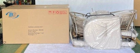 Utemöbelgrupp Torino Lounge - beige - Trädgård & spabad - Utemiljö - Altan & terrass - Altanmöbler