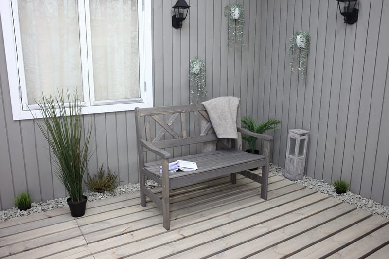 Utesoffa Europe 2-sits - Grå - Utemöbler - Utesoffa - Trädgårdsbänk & utebänk