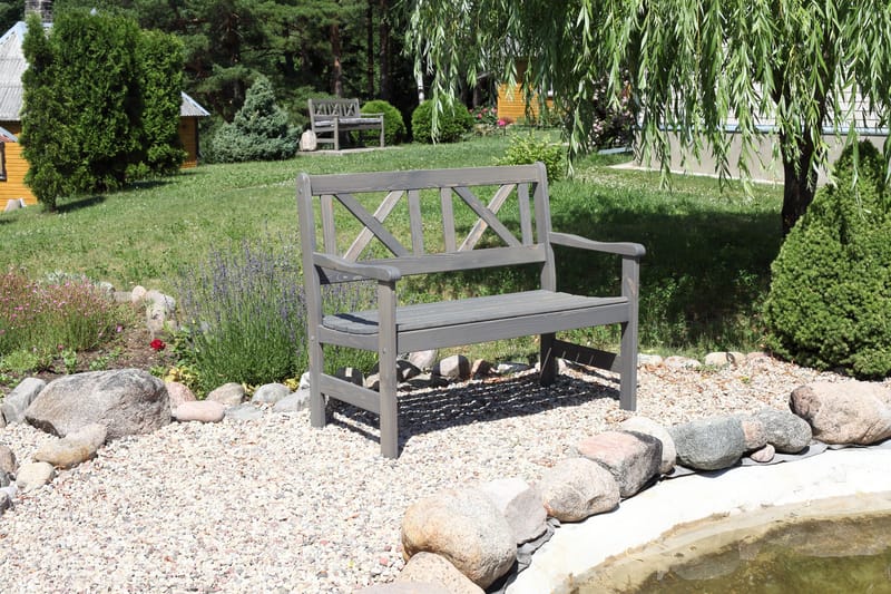 Utesoffa Europe 2-sits - Grå - Utemöbler - Utesoffa - Trädgårdsbänk & utebänk