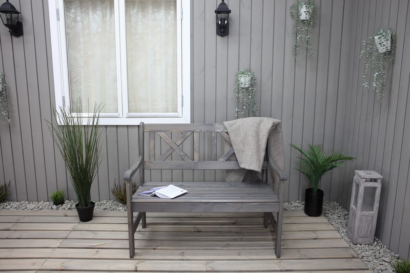 Utesoffa Europe 2-sits - Grå - Utemöbler - Utesoffa - Trädgårdsbänk & utebänk