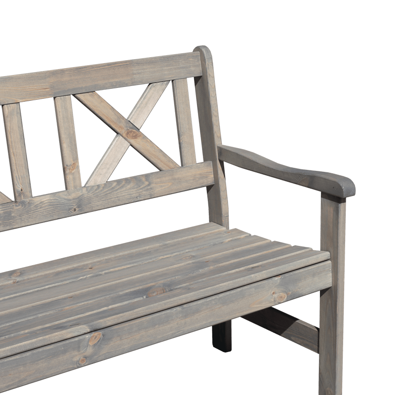 Utesoffa Europe 2-sits - Grå - Utemöbler - Utesoffa - Trädgårdsbänk & utebänk