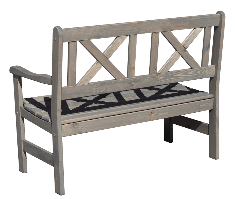 Utesoffa Europe 2-sits - Grå - Utemöbler - Utesoffa - Trädgårdsbänk & utebänk