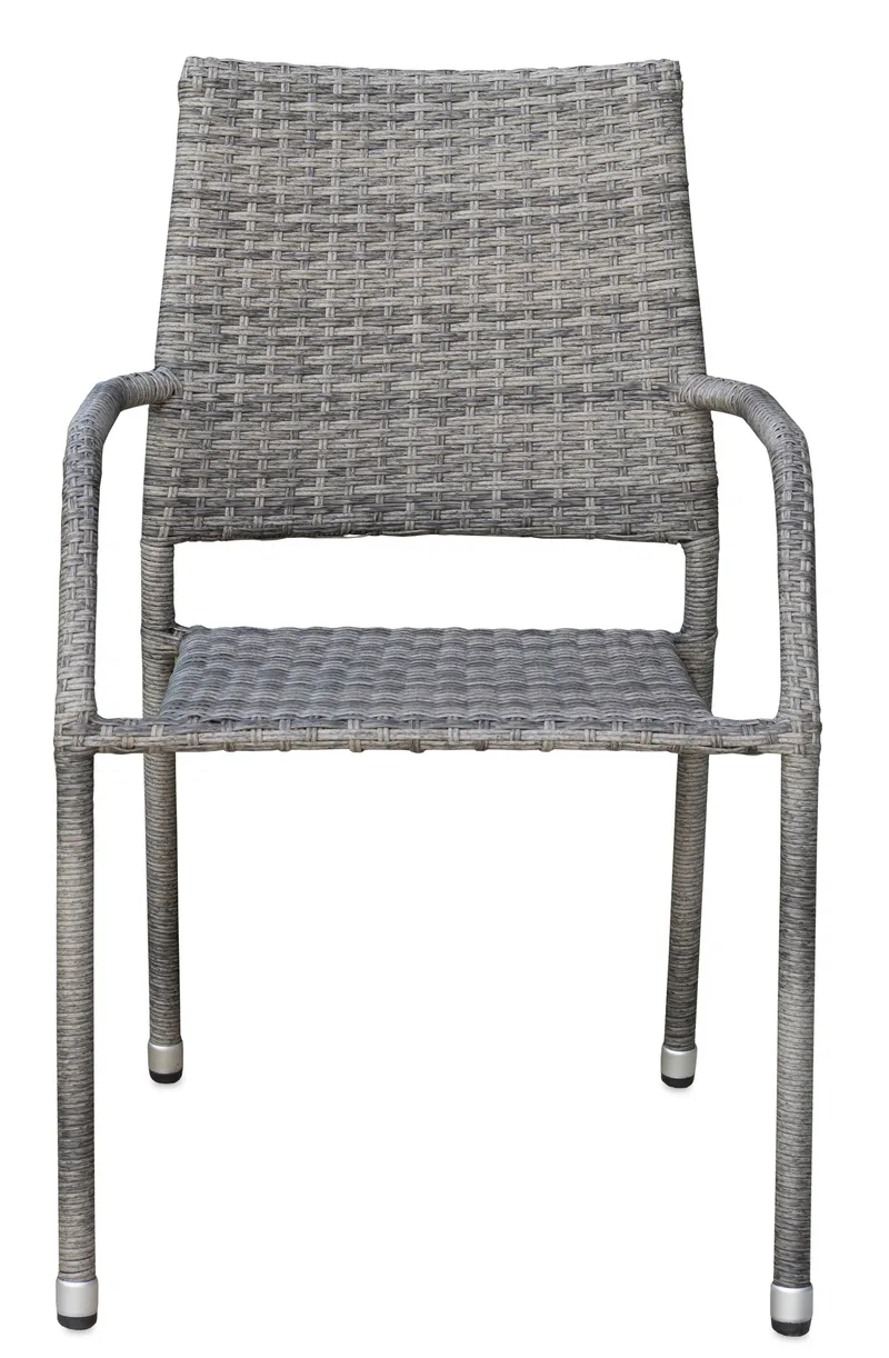 Utestol i grå konstrotting | Stapelbar & nätt design | Ida, undefined
