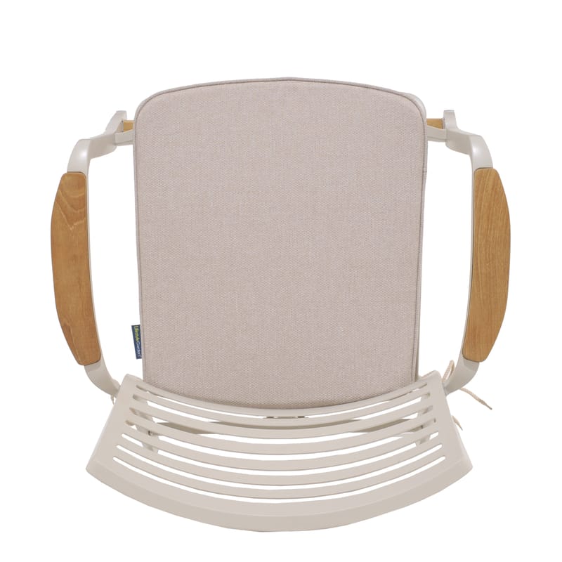 Utomhus barset Portals barbord + 4 barstolar - ljus ecru/korallsand - Utemöbler - Utestol & trädgårdsstol - Barstol utomhus