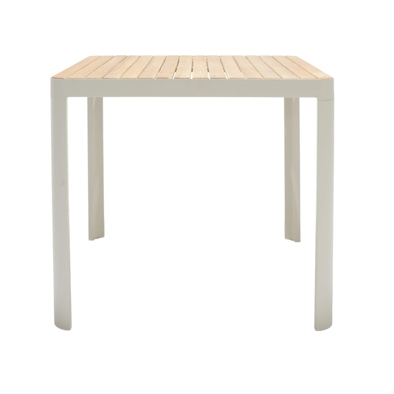 Utomhus barset Portals barbord + 4 barstolar - ljus ecru/korallsand - Utemöbler - Utestol & trädgårdsstol - Barstol utomhus