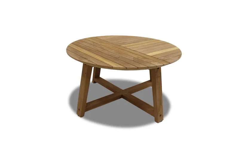 Utomhusbord Agate runt soffbord Ø 90 cm, trä