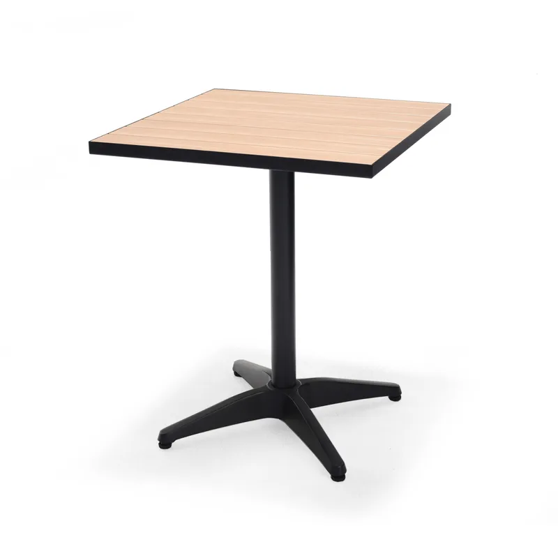 Utomhusbord Panama bistro 64 cm, trä/svart