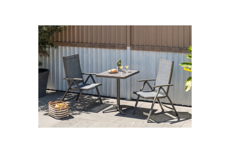 Utomhusmöbelgrupp Lifestyle Garden Solana bistro bord + 2 x pos. fotölj - Utemöbler - Balkong - Balkongmöbler - Balkonggrupp & balkongset