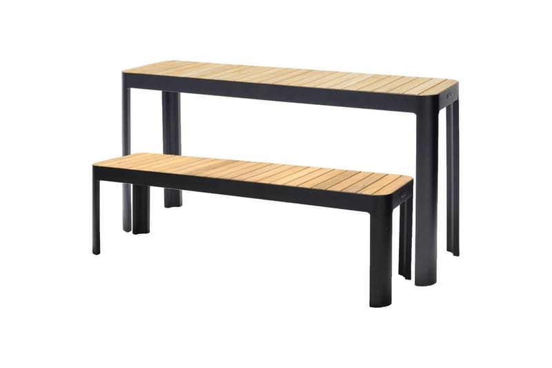 Utomhusmöbelgrupp Lifestyle Garden Portals balcony bord & bänk, undefined