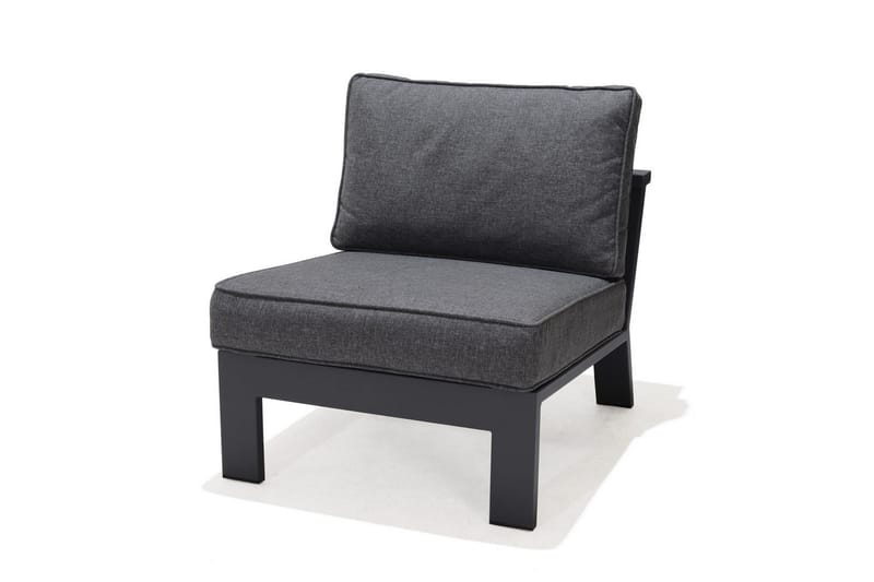 Utomhusmöbelgrupp Lifestyle Garden PALAU 2x sidostol + 2x ottoman + sidobord 60 cm - Utemöbler - Balkong - Balkongmöbler - Balkonggrupp & balkongset