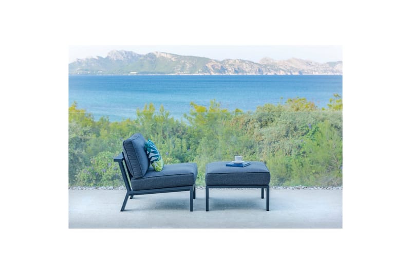 Utomhusmöbelgrupp Lifestyle Garden PALAU 2x sidostol + sidobord 60 cm - Utemöbler - Balkong - Balkongmöbler - Balkonggrupp & balkongset