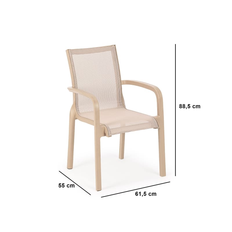 Veylis Stol utomhus - Desert Beige - Utemöbler - Balkong - Balkongmöbler - Balkongstol