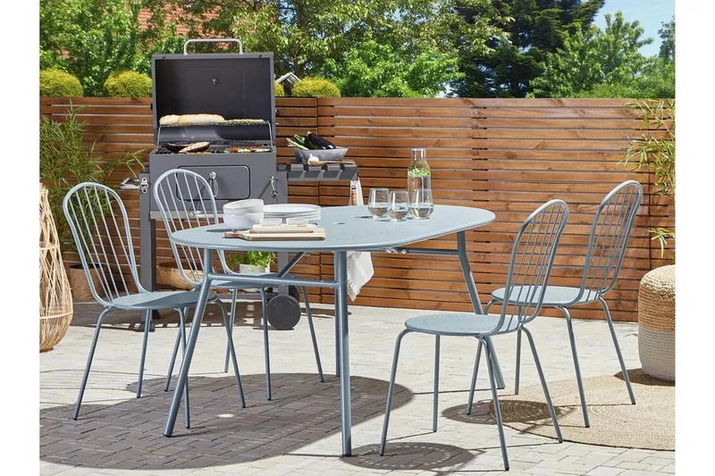 Victoriaville Matstol Utomhus - Blå - Utemöbler - Balkong - Balkongmöbler - Balkongstol