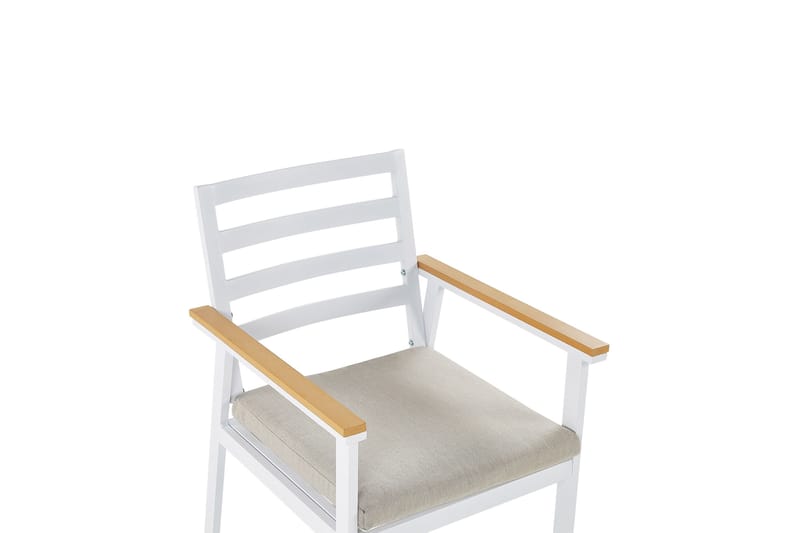 Zanca Karmstol Utomhus - Vit/Ljusbrun/Beige - Utemöbler - Balkong - Balkongmöbler - Balkongstol