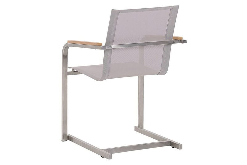 Zervo Karmstol Utomhus - Beige/Silver - Utemöbler - Balkong - Balkongmöbler - Balkongstol