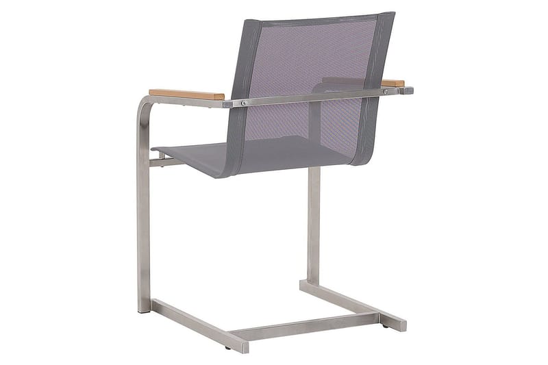 Zervo Karmstol Utomhus - Grå/Silver - Utemöbler - Balkong - Balkongmöbler - Balkongstol