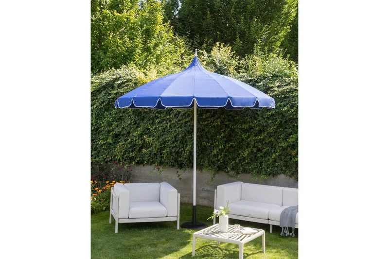 Balkongparasoll Minoa Blå - Blå - Utemöbler - Solskydd - Parasoll - Balkongparasoll