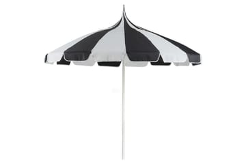 Balkongparasoll Minoa Svart/Vit