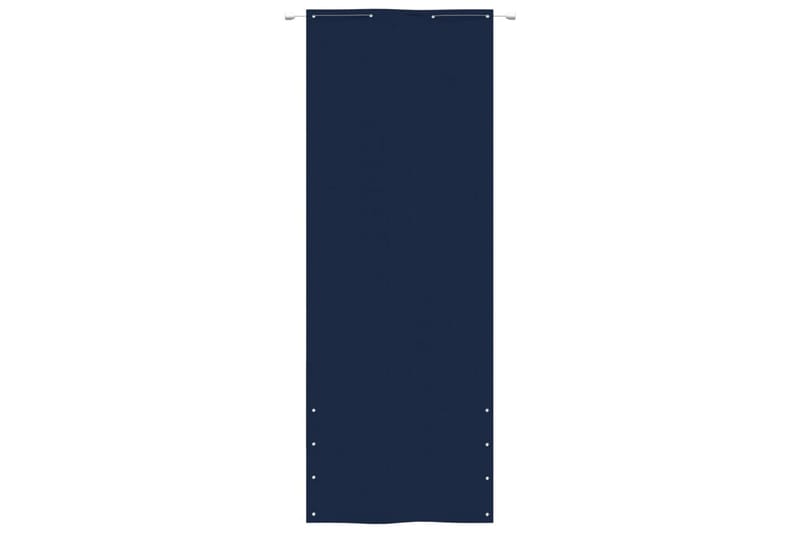 Balkongskärm blå 80x240 cm oxfordtyg - Blå - Utemöbler - Balkong - Säkerhet & vindskydd balkong - Balkongskydd & insynsskydd balkong