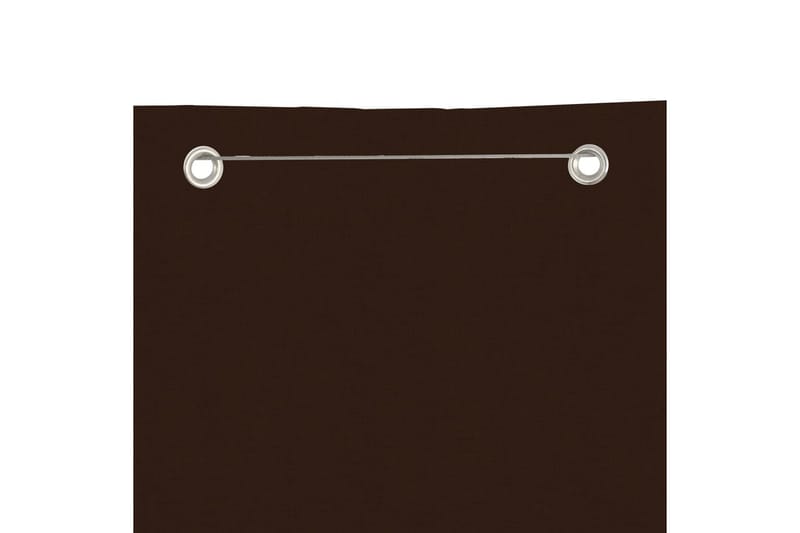 Balkongskärm brun 120x240 cm oxfordtyg - Brun - Utemöbler - Balkong - Säkerhet & vindskydd balkong - Balkongskydd & insynsskydd balkong