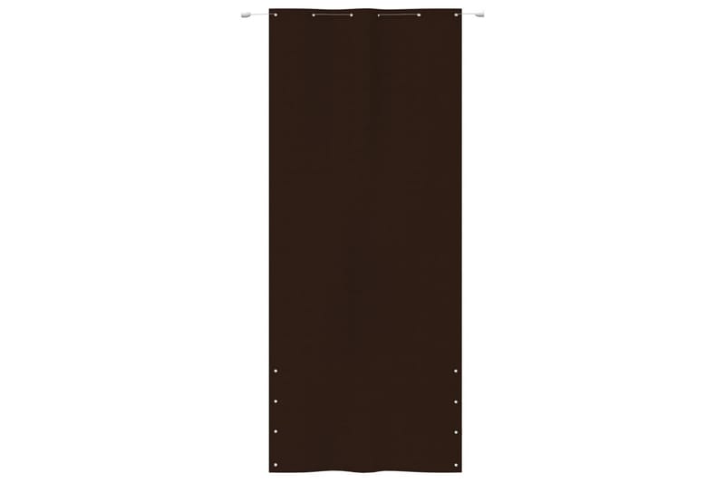 Balkongskärm brun 120x240 cm oxfordtyg - Brun - Balkongskydd & insynsskydd balkong