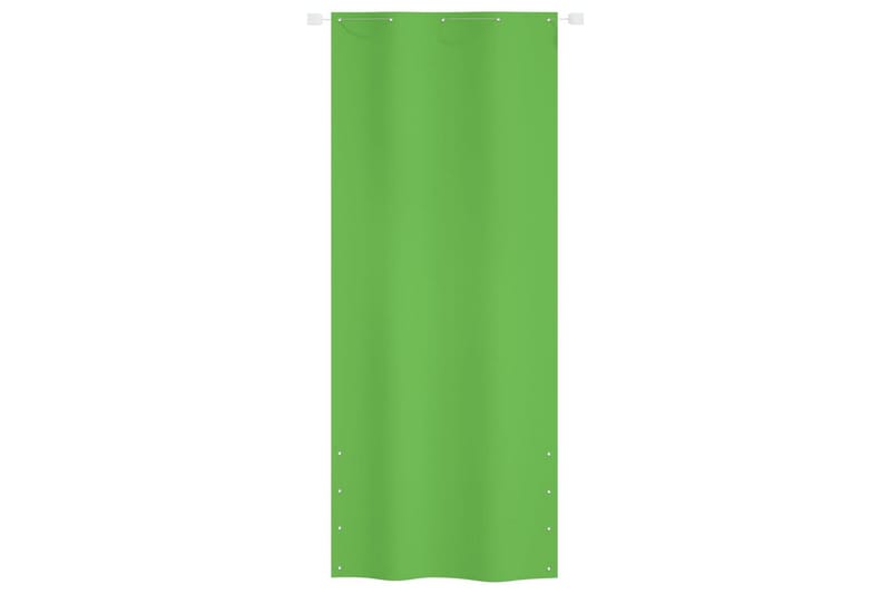 Balkongskärm ljusgrön 100x240 cm oxfordtyg - Ljusgrön - Utemöbler - Balkong - Säkerhet & vindskydd balkong - Balkongskydd & insynsskydd balkong