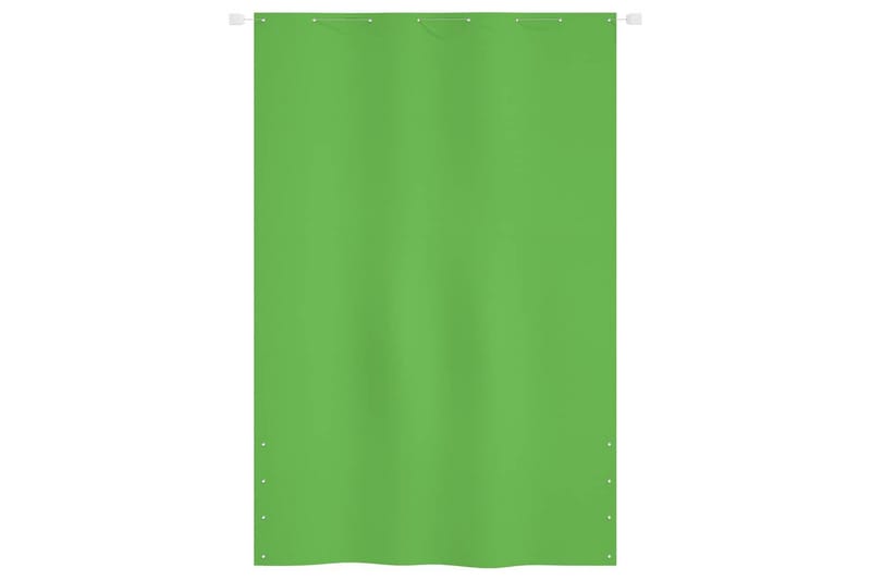 Balkongskärm ljusgrön 160x240 cm oxfordtyg - Ljusgrön - Balkongskydd & insynsskydd balkong