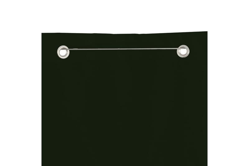 Balkongskärm mörkgrön 140x240 cm oxfordtyg - Mörkgrön - Balkongskydd & insynsskydd balkong