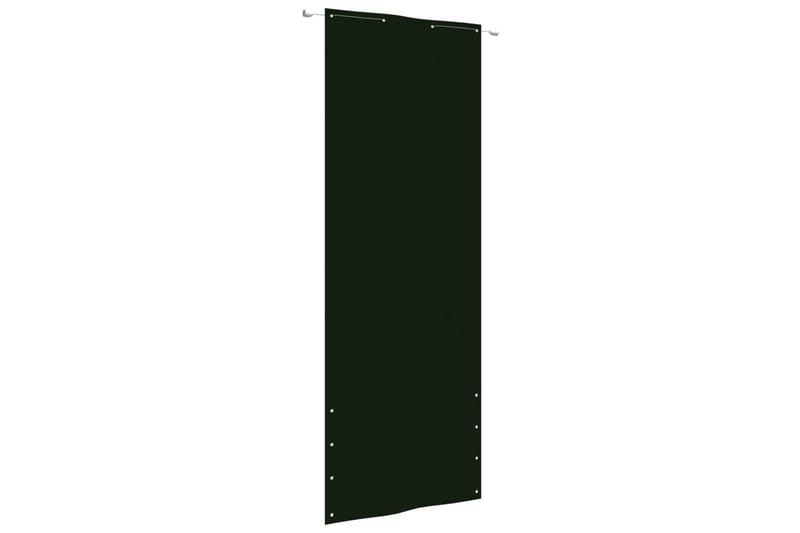 Balkongskärm mörkgrön 80x240 cm oxfordtyg - Mörkgrön - Utemöbler - Balkong - Säkerhet & vindskydd balkong - Balkongskydd & insynsskydd balkong