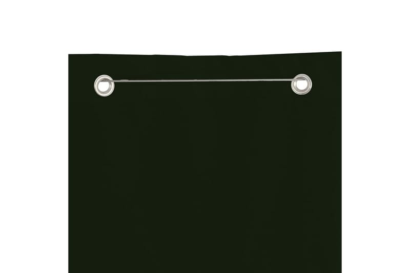 Balkongskärm mörkgrön 80x240 cm oxfordtyg - Mörkgrön - Utemöbler - Balkong - Säkerhet & vindskydd balkong - Balkongskydd & insynsskydd balkong