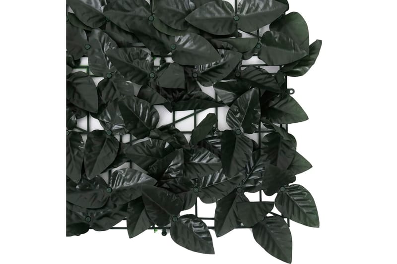 Balkongskärm mörkgröna blad 600x150 cm - Grön - Balkongskydd & insynsskydd balkong