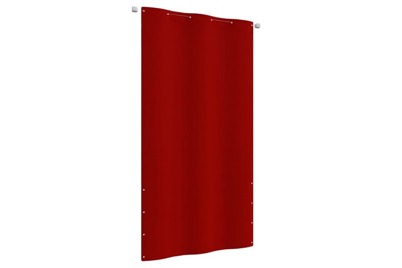 Balkongskärm röd 120x240 cm oxfordtyg - Röd - Utemöbler - Balkong - Säkerhet & vindskydd balkong - Balkongskydd & insynsskydd balkong