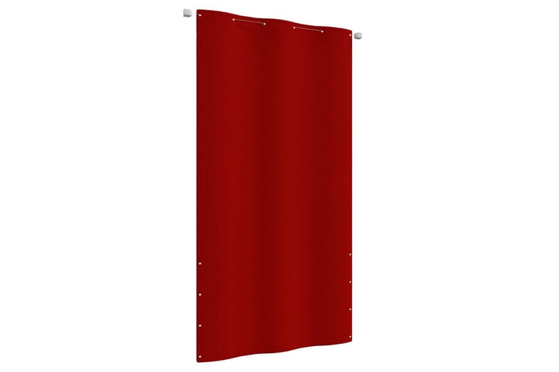 Balkongskärm röd 120x240 cm oxfordtyg - Röd - Balkongskydd & insynsskydd balkong