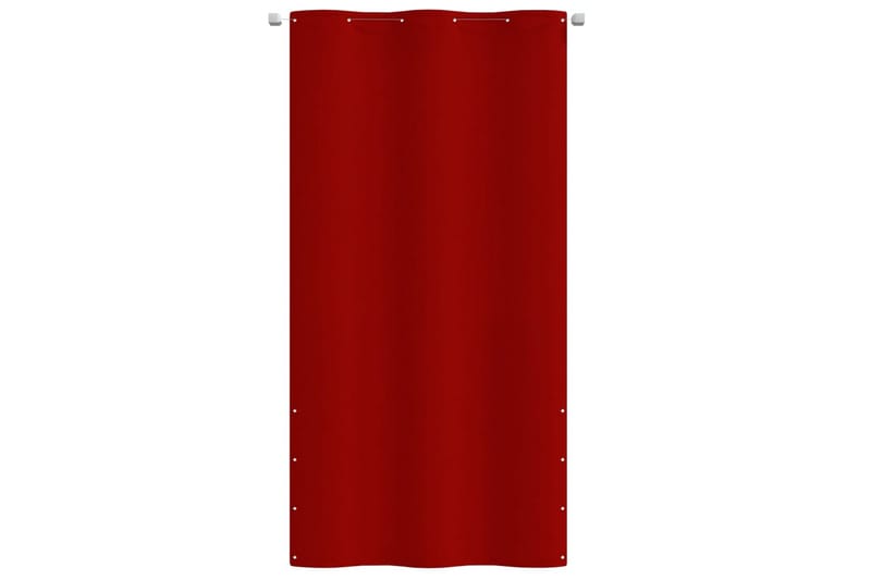 Balkongskärm röd 120x240 cm oxfordtyg - Röd - Utemöbler - Balkong - Säkerhet & vindskydd balkong - Balkongskydd & insynsskydd balkong