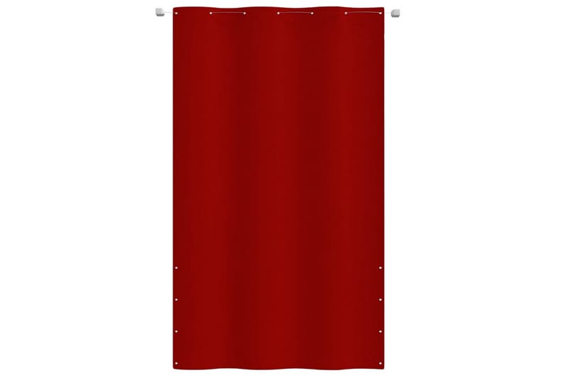 Balkongskärm röd 140x240 cm oxfordtyg - Röd - Utemöbler - Balkong - Säkerhet & vindskydd balkong - Balkongskydd & insynsskydd balkong