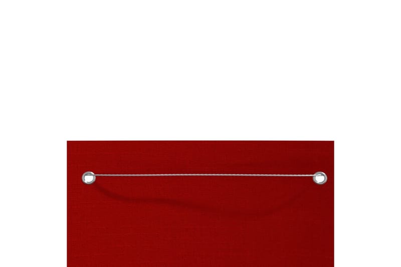 Balkongskärm röd 140x240 cm oxfordtyg - Röd - Utemöbler - Balkong - Säkerhet & vindskydd balkong - Balkongskydd & insynsskydd balkong