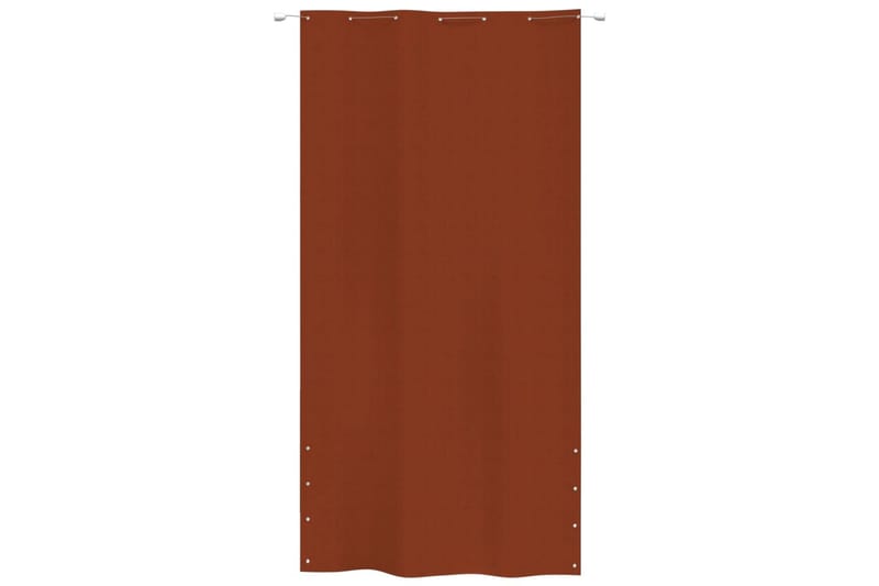 Balkongskärm terrakotta 140x240 cm oxfordtyg - Terrakotta - Utemöbler - Balkong - Säkerhet & vindskydd balkong - Balkongskydd & insynsskydd balkong